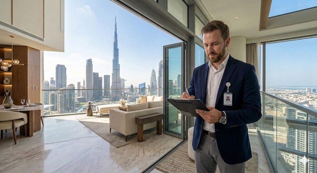 Check-in et supervision sur place a Dubai